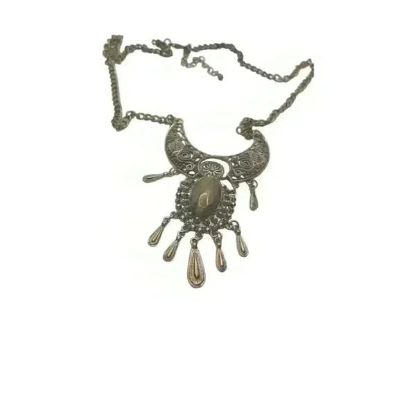 Eurasian necklace with Iolite Stone25 Inches - Picture 2 of 3